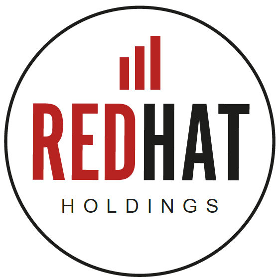 Logo of redhat Holdings.